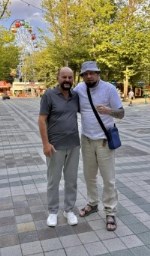 Сегодня наш парк посетил прославленный российский спортсмен